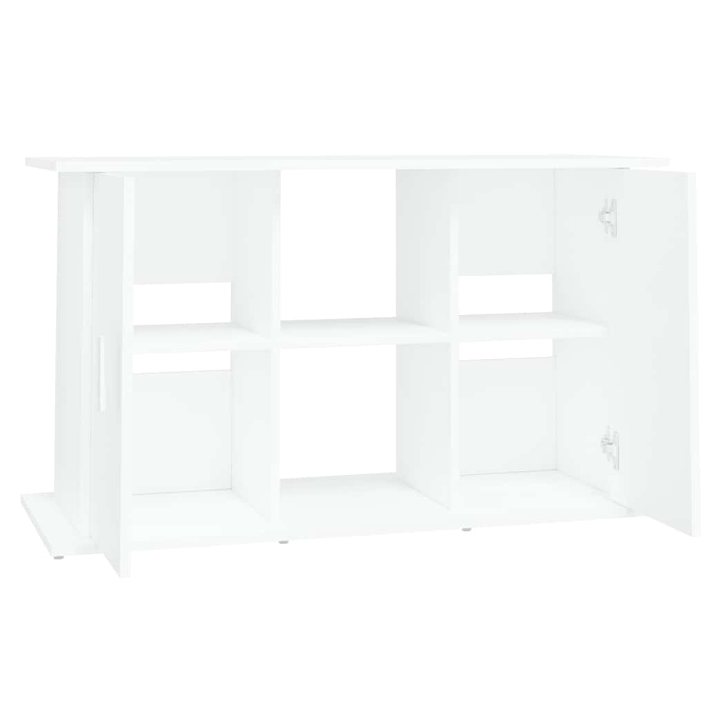 Table d'aquarium en bois composite - blanc, 101 x 41 x 58 cm - number 6.