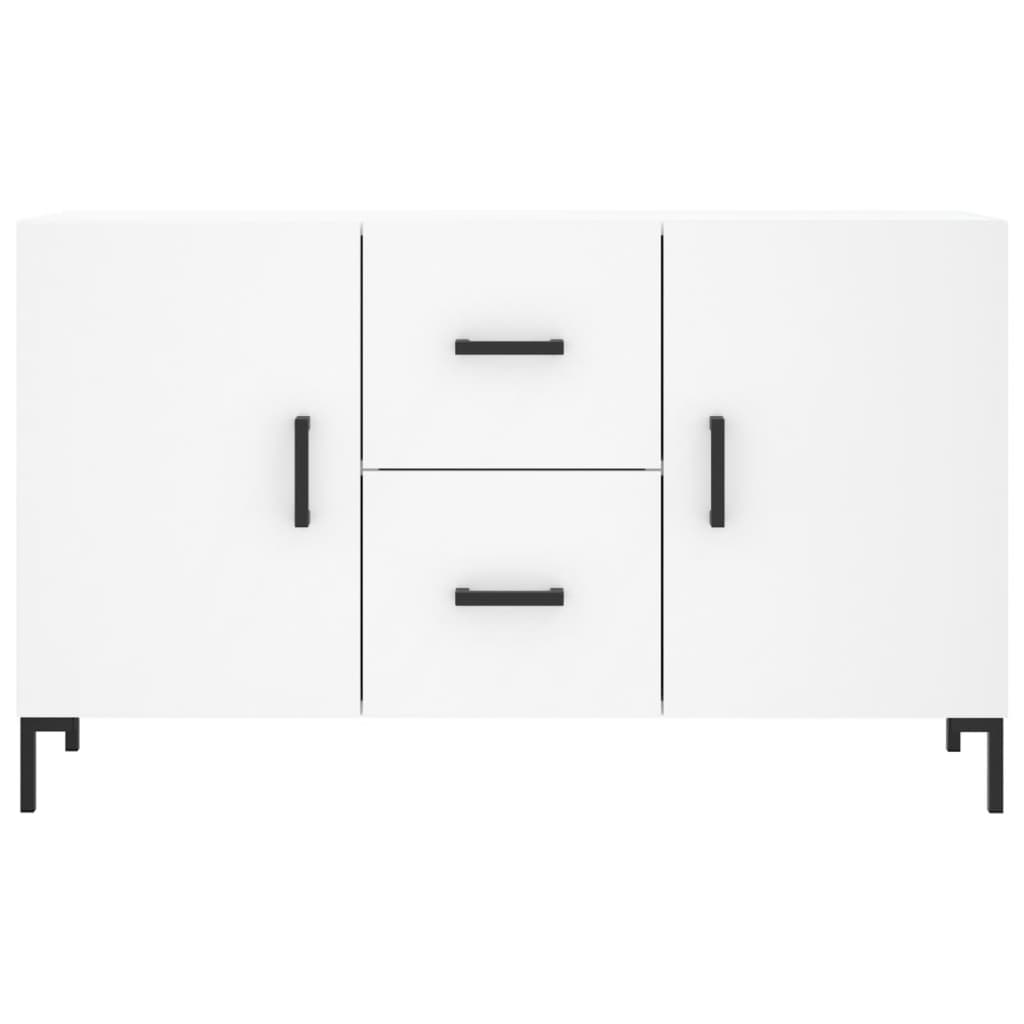 Skænk 100x36x60 cm konstrueret træ - hvid, 1 - number 6.