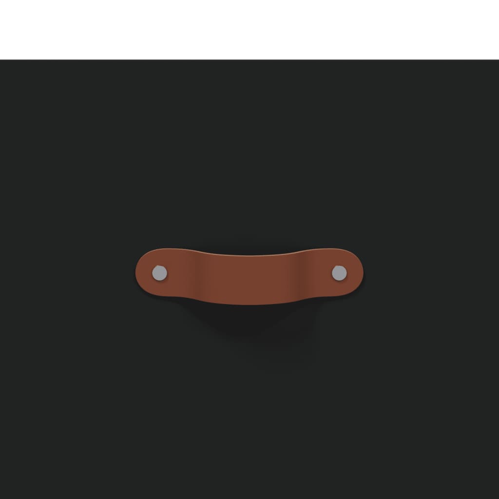 Skoreol 60x35x105 cm konstrueret træ - sort, 1 - number 9.