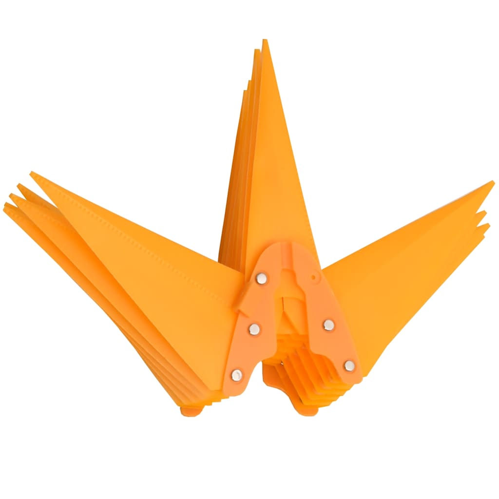 Décoration de noël avec lumières led et piquets de sol 3 pcs. 35 cm pliable - jaune, 1 - number 11.