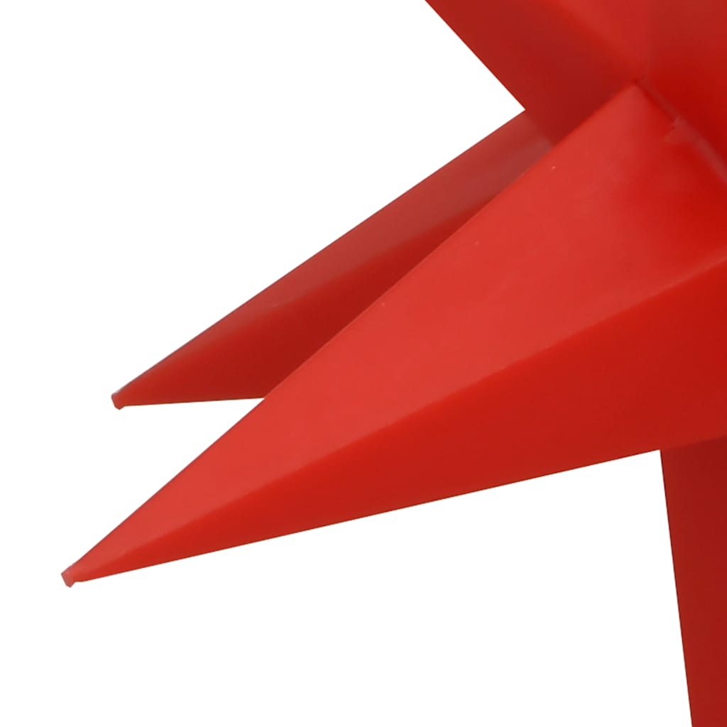 Juledekoration med 10 led'er 10 cm - rød, 1, x - number 10.