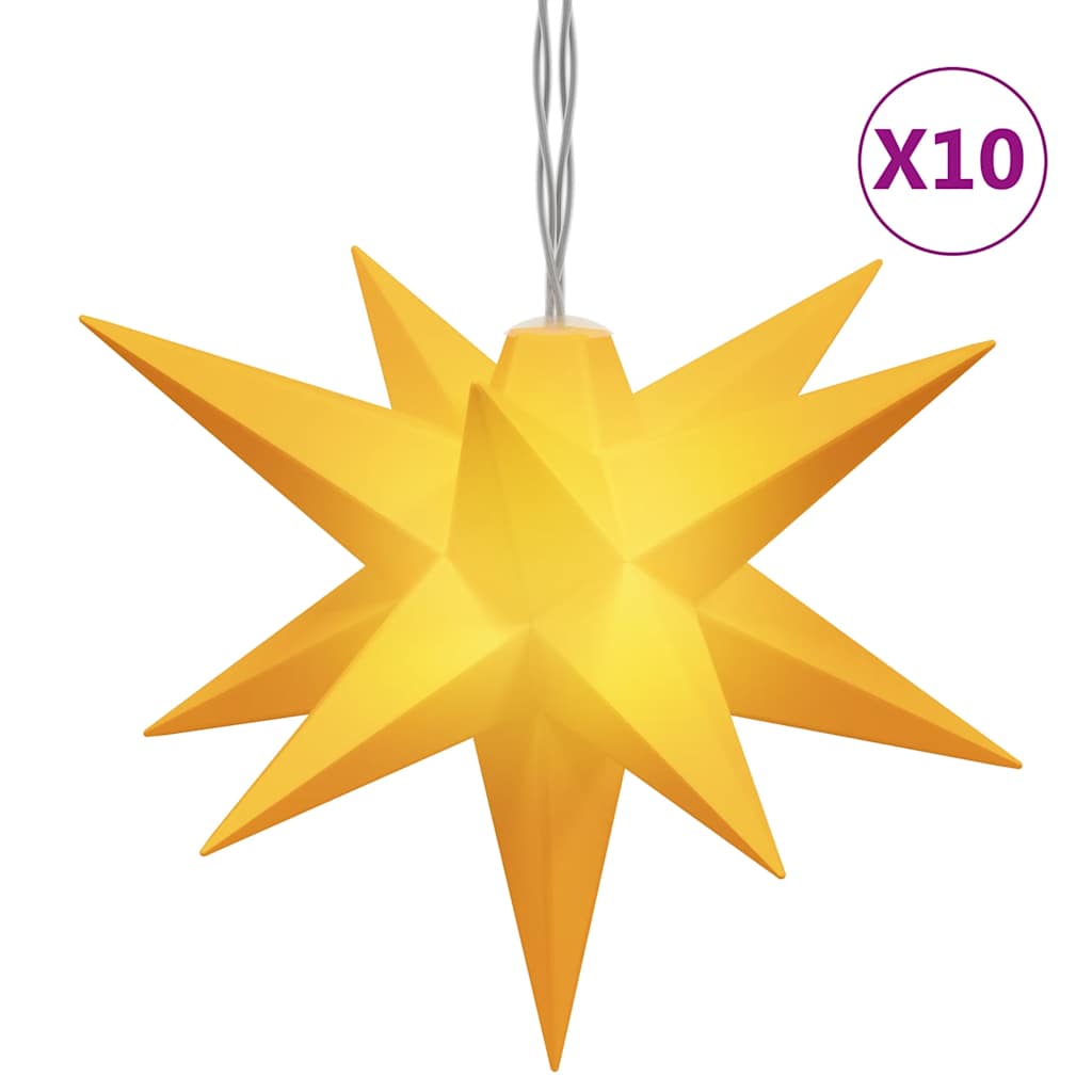 Decorazione natalizia con 10 led 10 cm - giallo, 1 - number 2.
