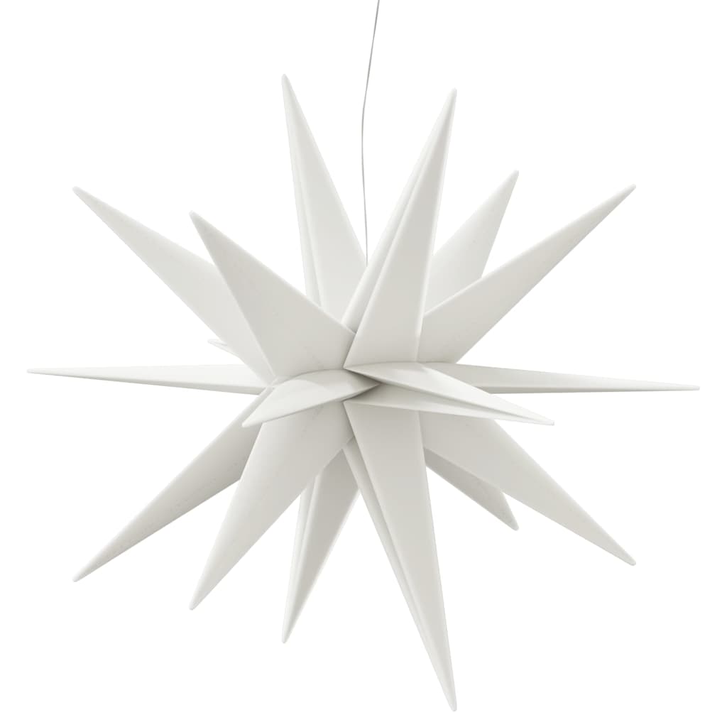 Juledekoration med led-lys foldbar 100 cm hvid - number 7.