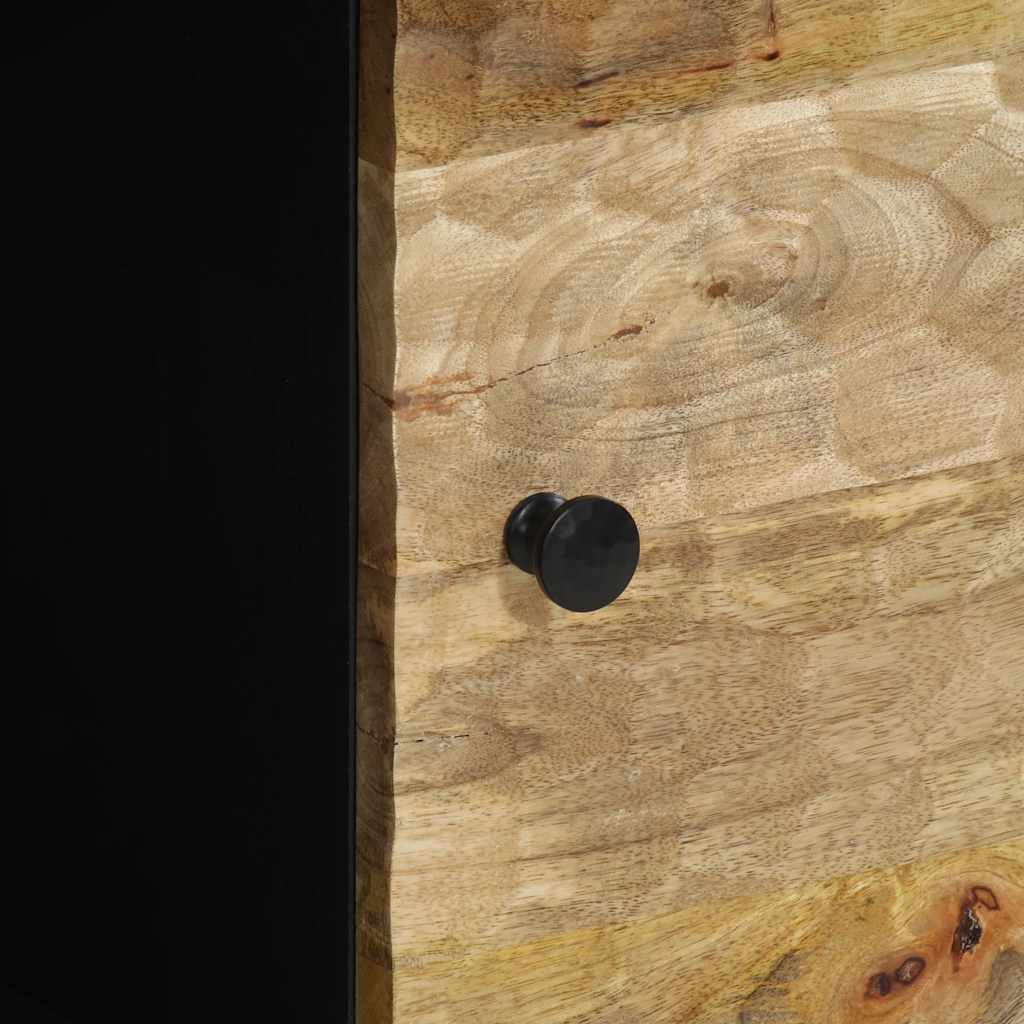 Skab 80x33x75 cm - naturfarvet, 1, massivt mangotræ - number 8.