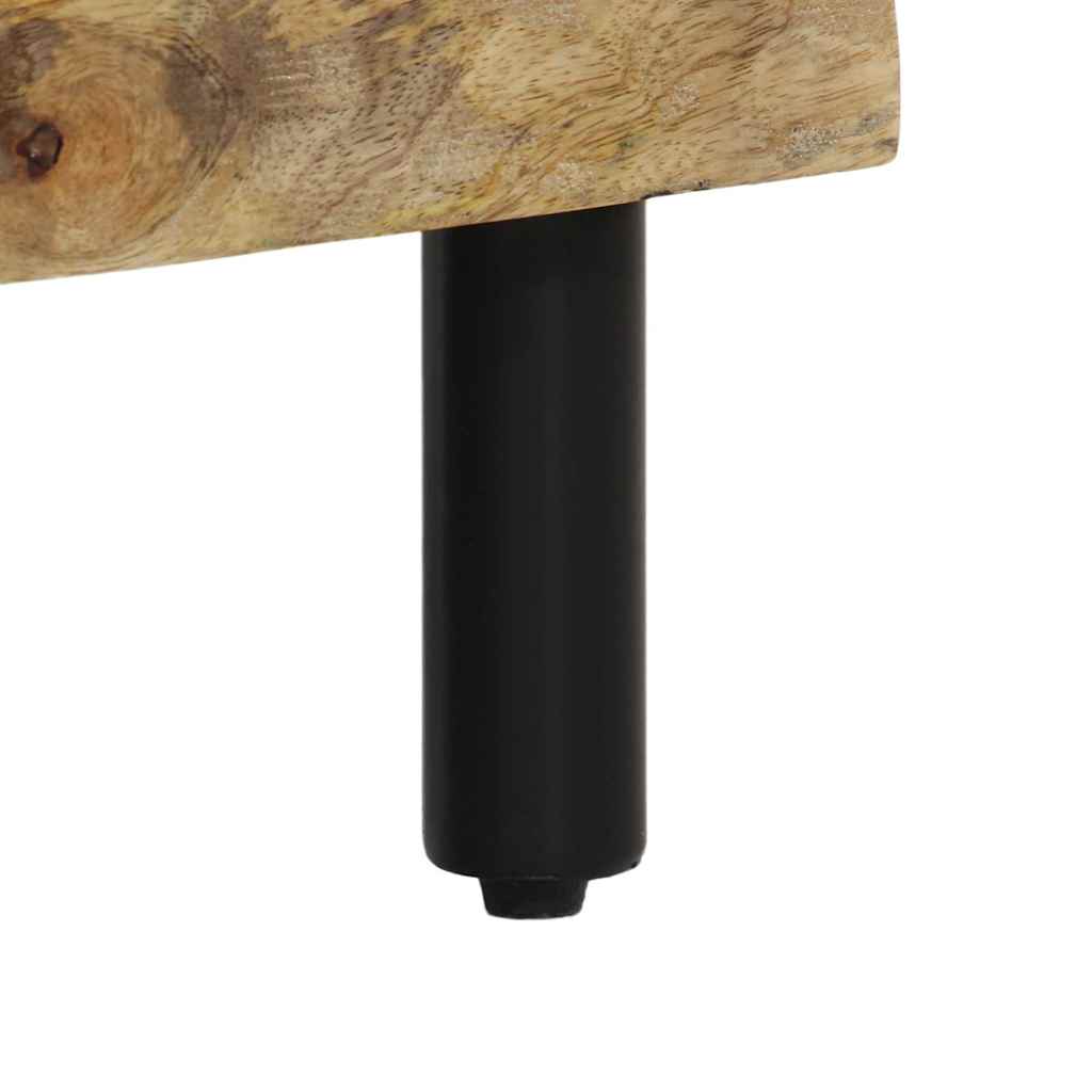 Skab 80x33x75 cm - naturfarvet, 1, massivt mangotræ - number 9.