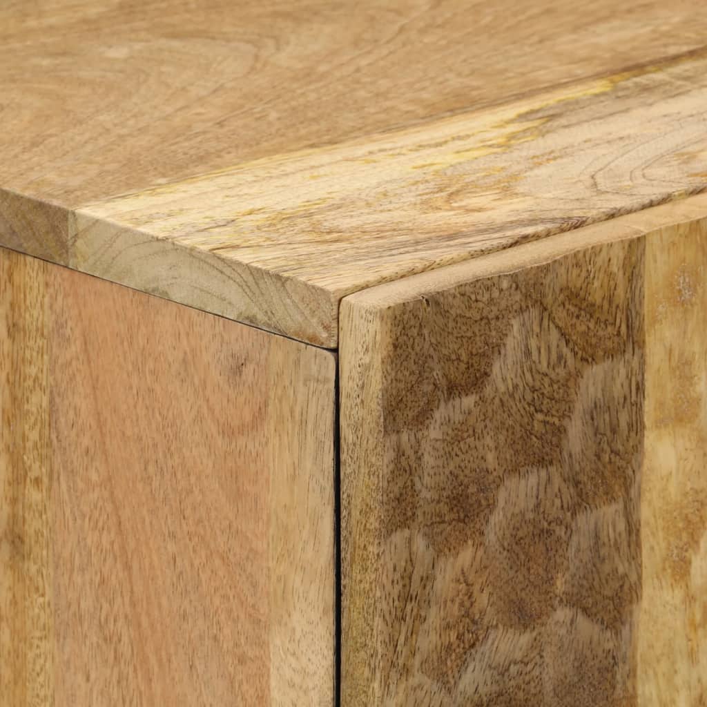Skab 60x33x100 cm - naturfarvet, 1, massivt mangotræ - number 6.