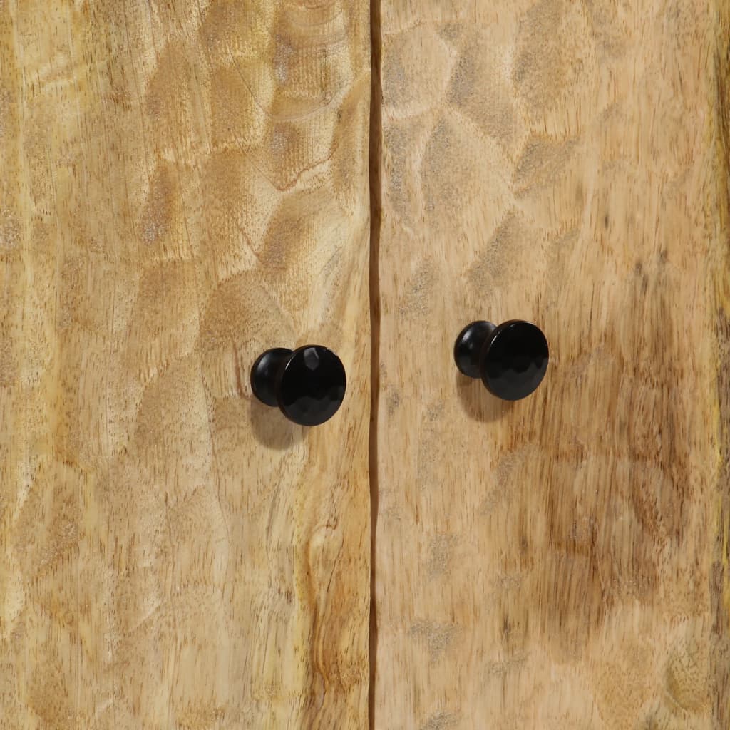 Skab 60x33x100 cm - naturfarvet, 1, massivt mangotræ - number 8.