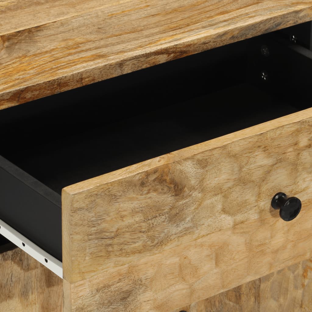 Sengebord 50x33x60 cm massivt mangotræ - number 7.