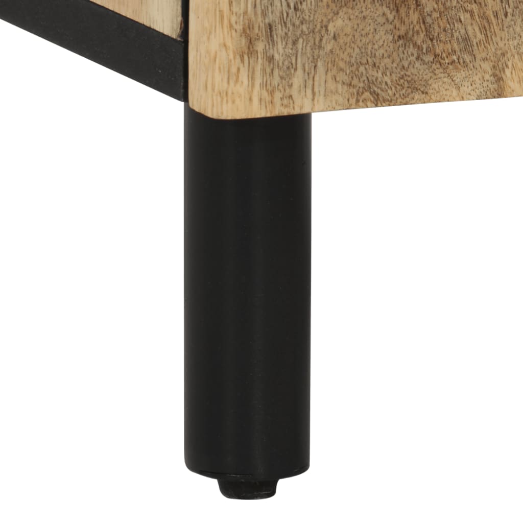 Sengebord 50x33x60 cm massivt mangotræ - number 9.