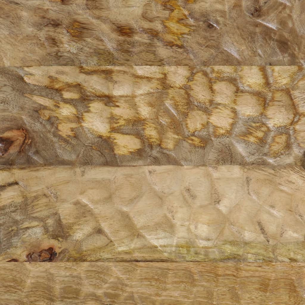 Stolik kawowy 80x50x40 cm - kolor naturalny, 1, lite drewno mango - number 10.