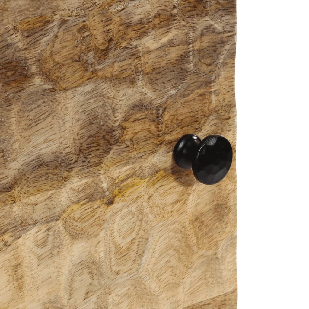 Noćni ormarić 40x33x46 cm - prirodna boja, 1, masivno drvo mango - number 7.