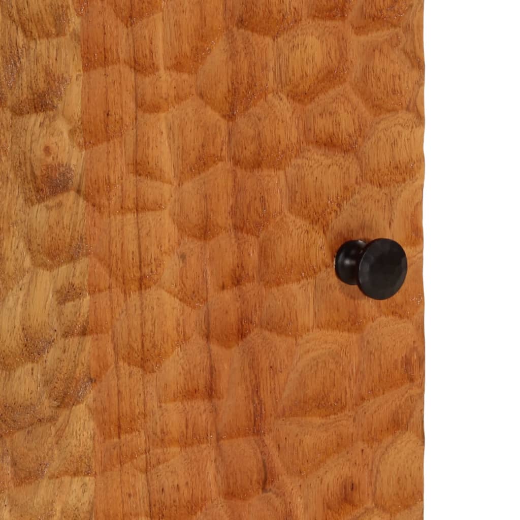 Zidni kupaonski ormarić 38x33x48 cm puno bagremovo drvo - number 9.