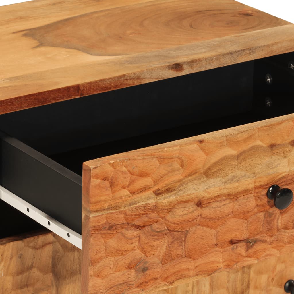 Noćni ormarić 50x33x60 cm puno bagremovo drvo - number 10.