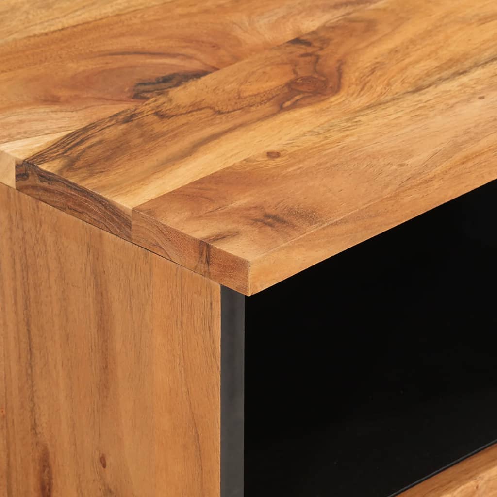 Tv-bord 70x33x46 cm - naturfarge, 1, heltre akasie - number 8.