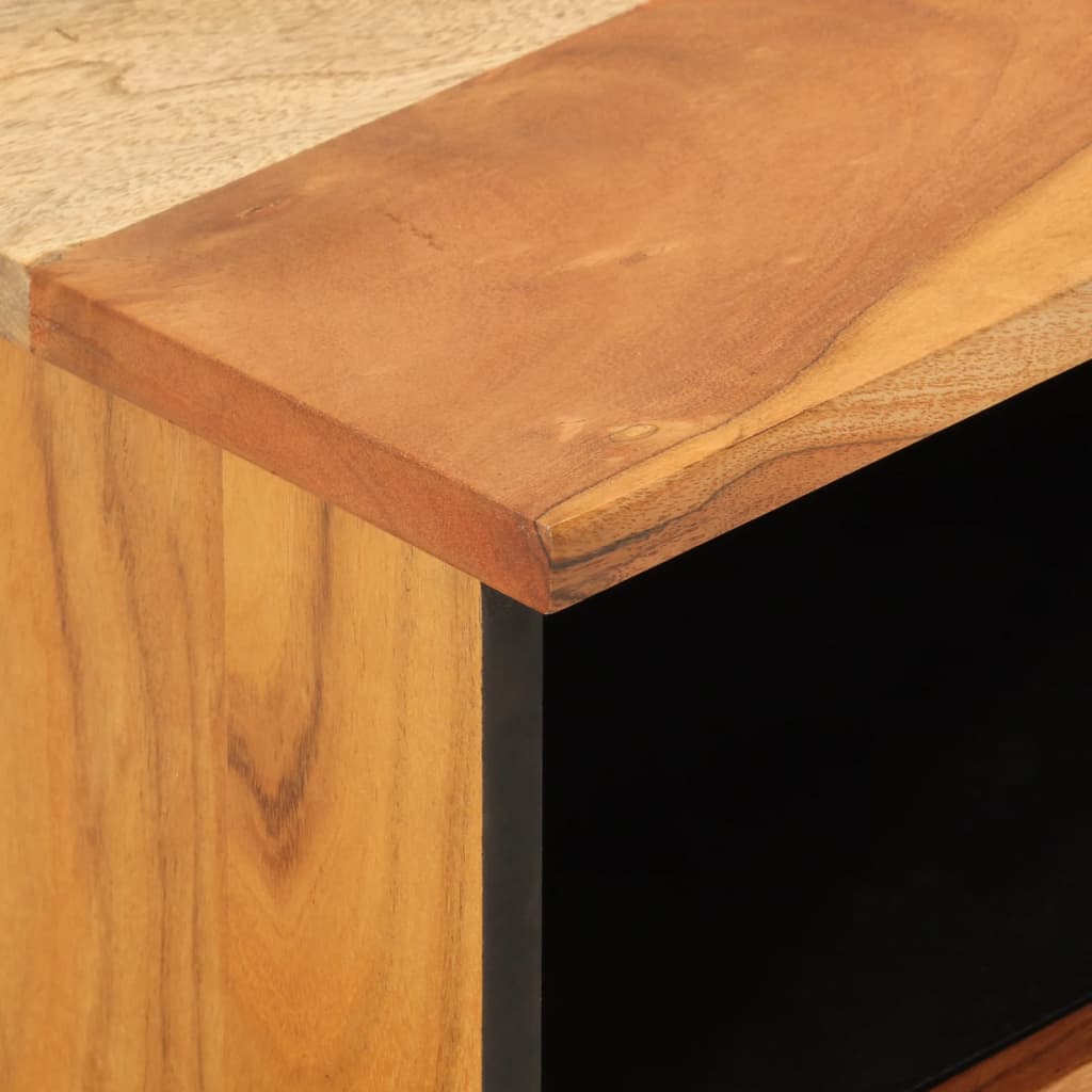 Noćni ormarić 40x33x46 cm puno bagremovo drvo - number 8.