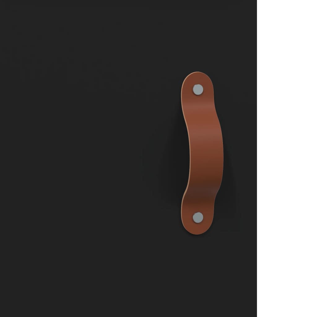 Skab 69,5x31x115 cm konstrueret træ - sort, 1 - number 10.