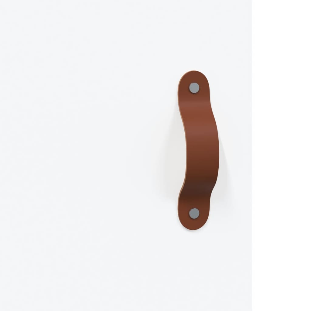 Skap 34,5x34x180 cm konstruert tre - hvit, 1, 3 skuffer - number 10.