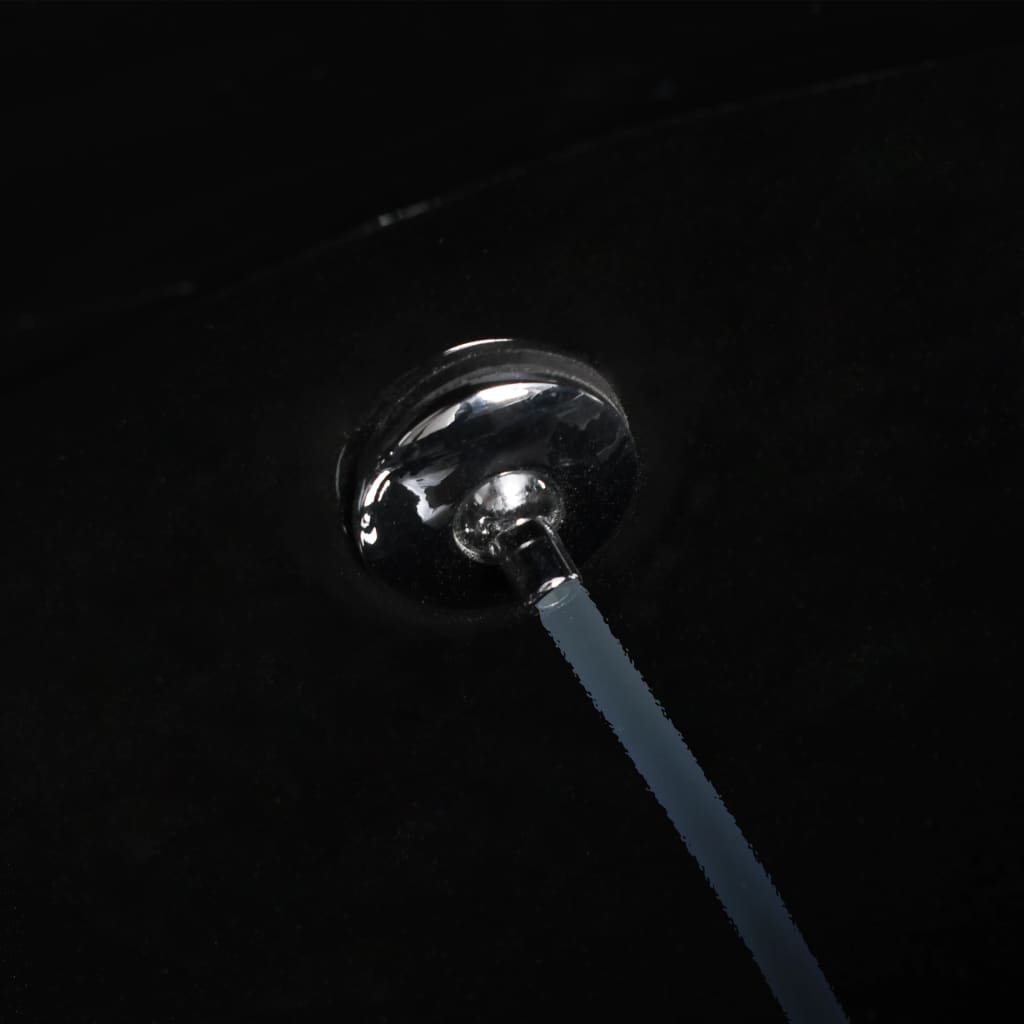 Wc suspendu sans bride avec réservoir caché en céramique noire - number 10.