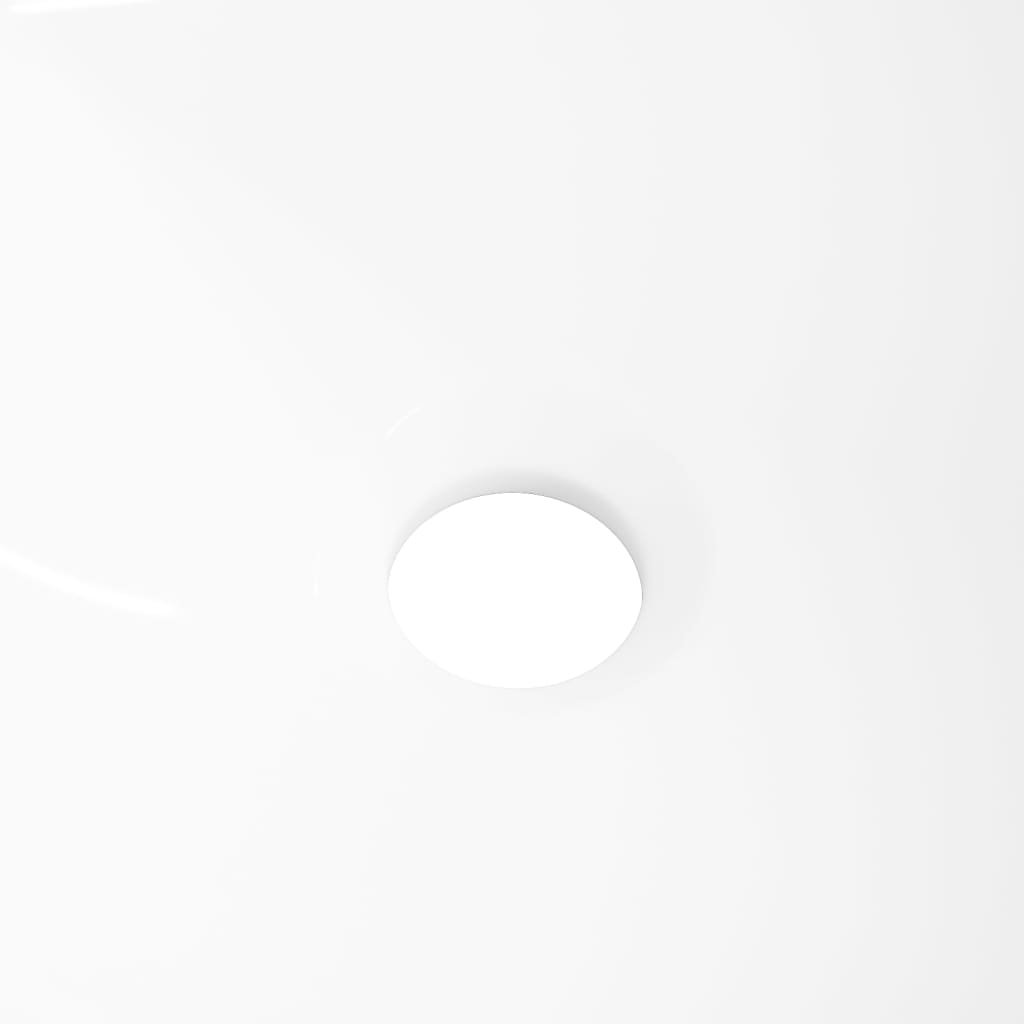 Tvättställ 36x15 cm keramik rund vit - number 7.