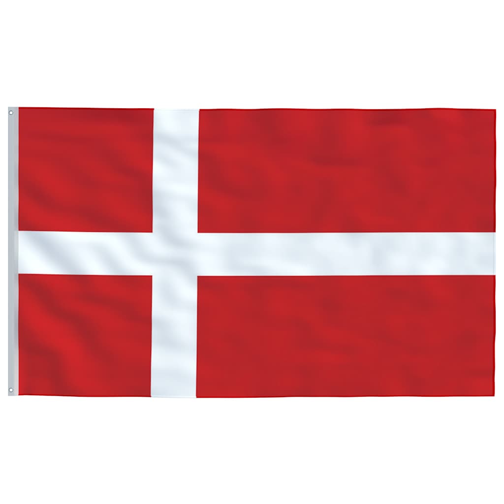 Drapeau et mât du danemark en aluminium de 6,23 m - number 4.