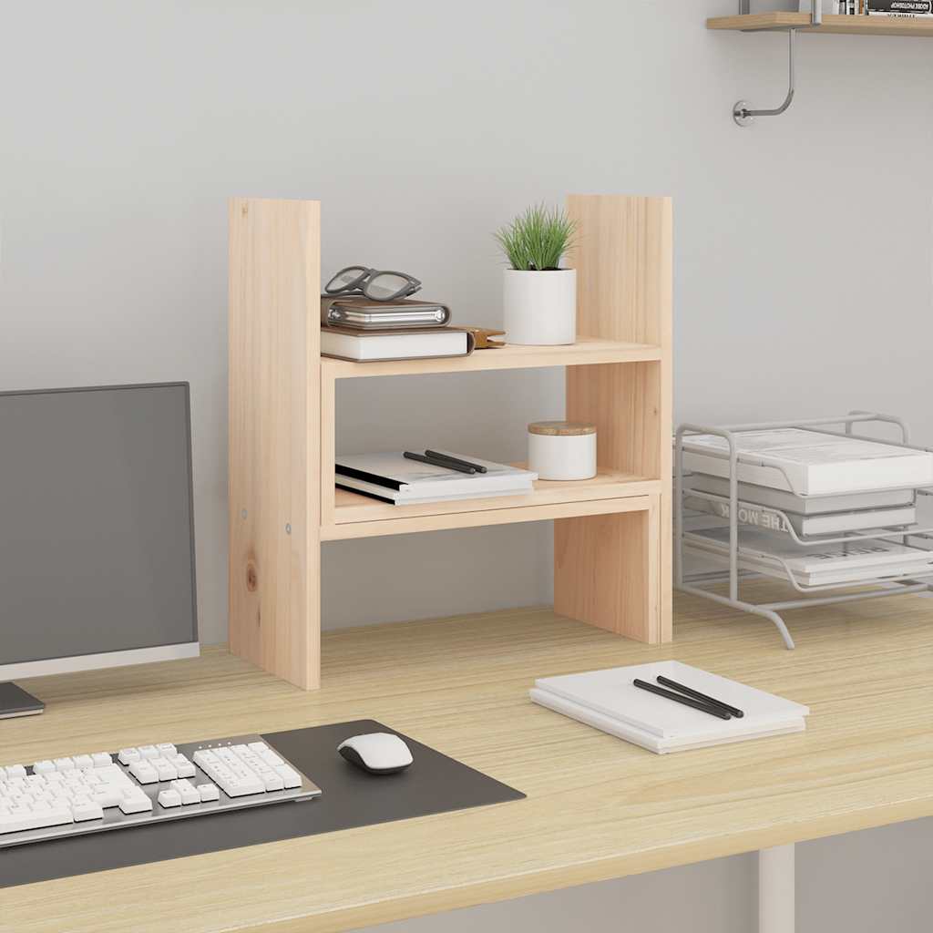 Držač ekrana (39-72)x17x43 cm puna borovina - prirodna boja - number 3.