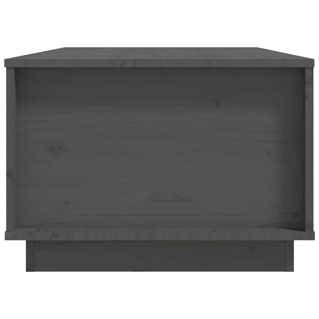 Sofabord 100x50x35 cm massivt fyrretræ grå - number 7.