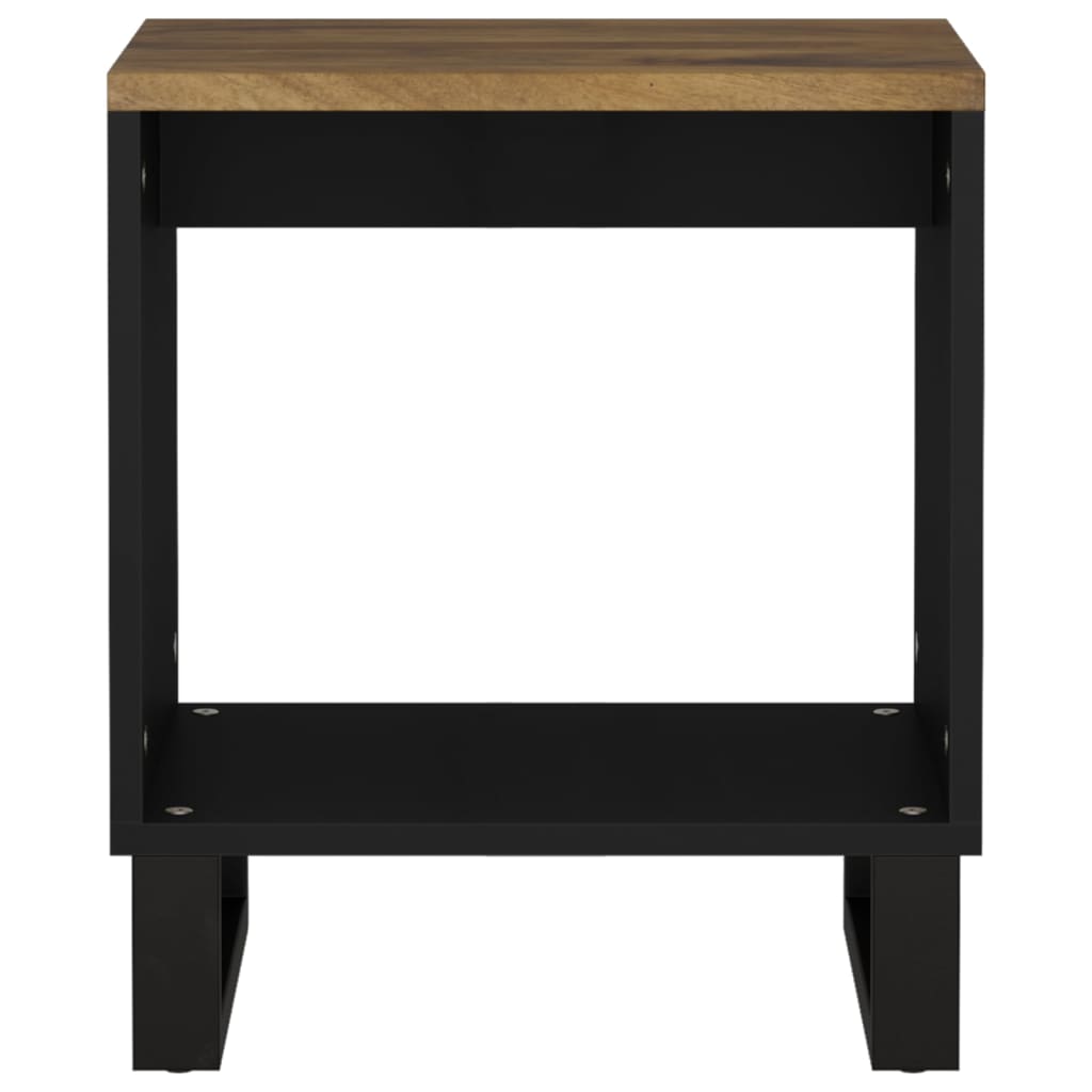 Stolik kawowy 40x31x46 cm lite drewno mango i drewno warstwowe - kolor miodowy, 1 - number 4.