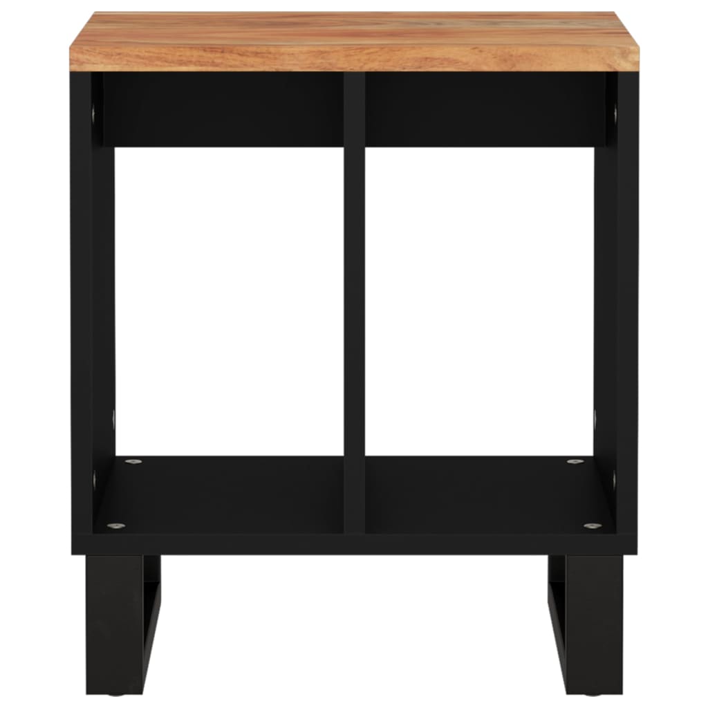 Pomoćni stol 40x31x46 cm puno drvo bagrema i konstruirano drvo - number 4.