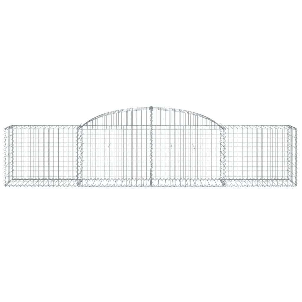 Zakrivljeni gabion basket pcs. galvanizirano željezo - 300 x 50 x 60/80 cm, 4 - number 4.