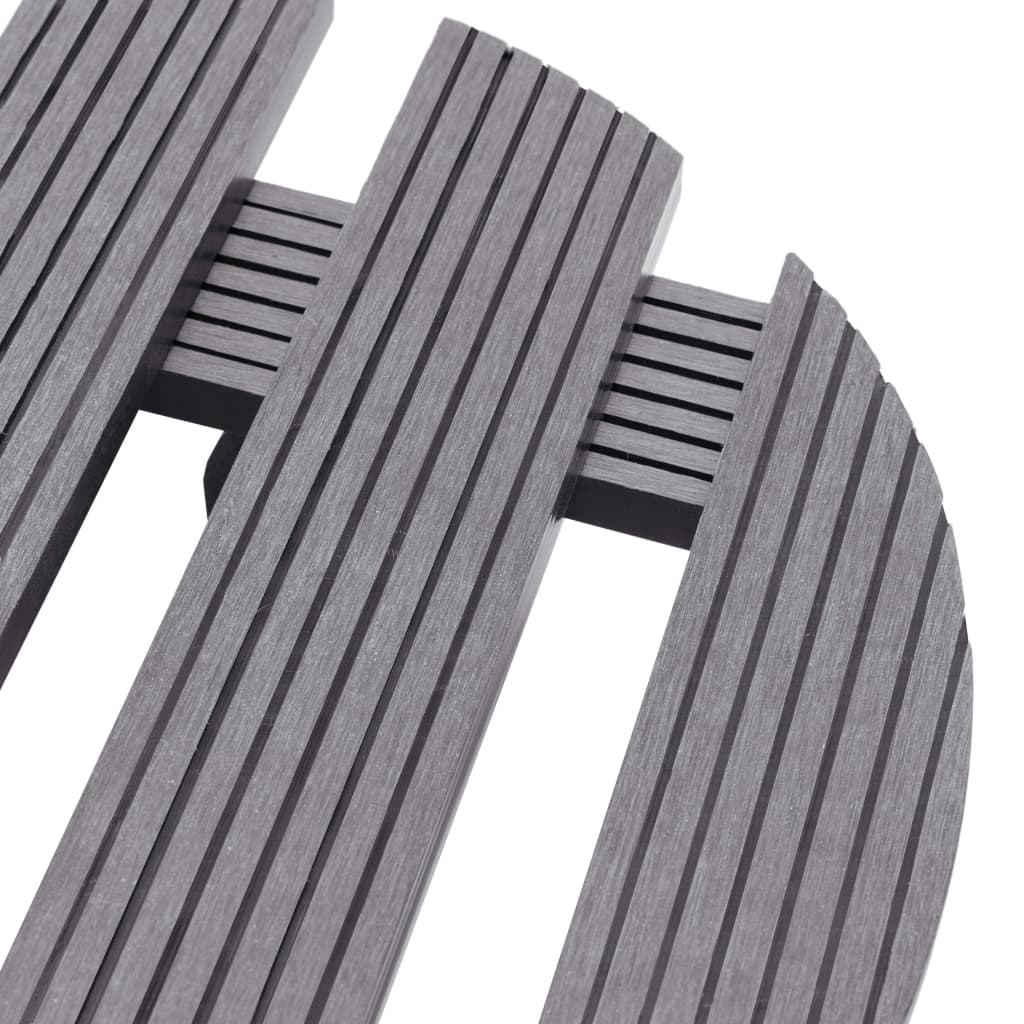 Posadite automobile računala. ø30x7.5 cm wpc - siva, 4, okrugla - number 4.