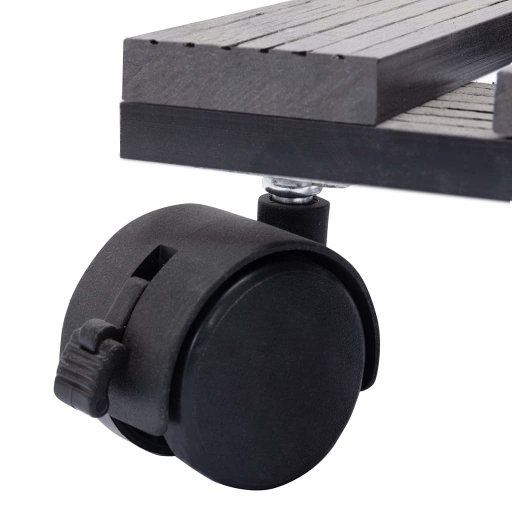 Posadite automobile računala. 30x30x7.5 cm wpc - siva, 4, kvadrat - number 5.