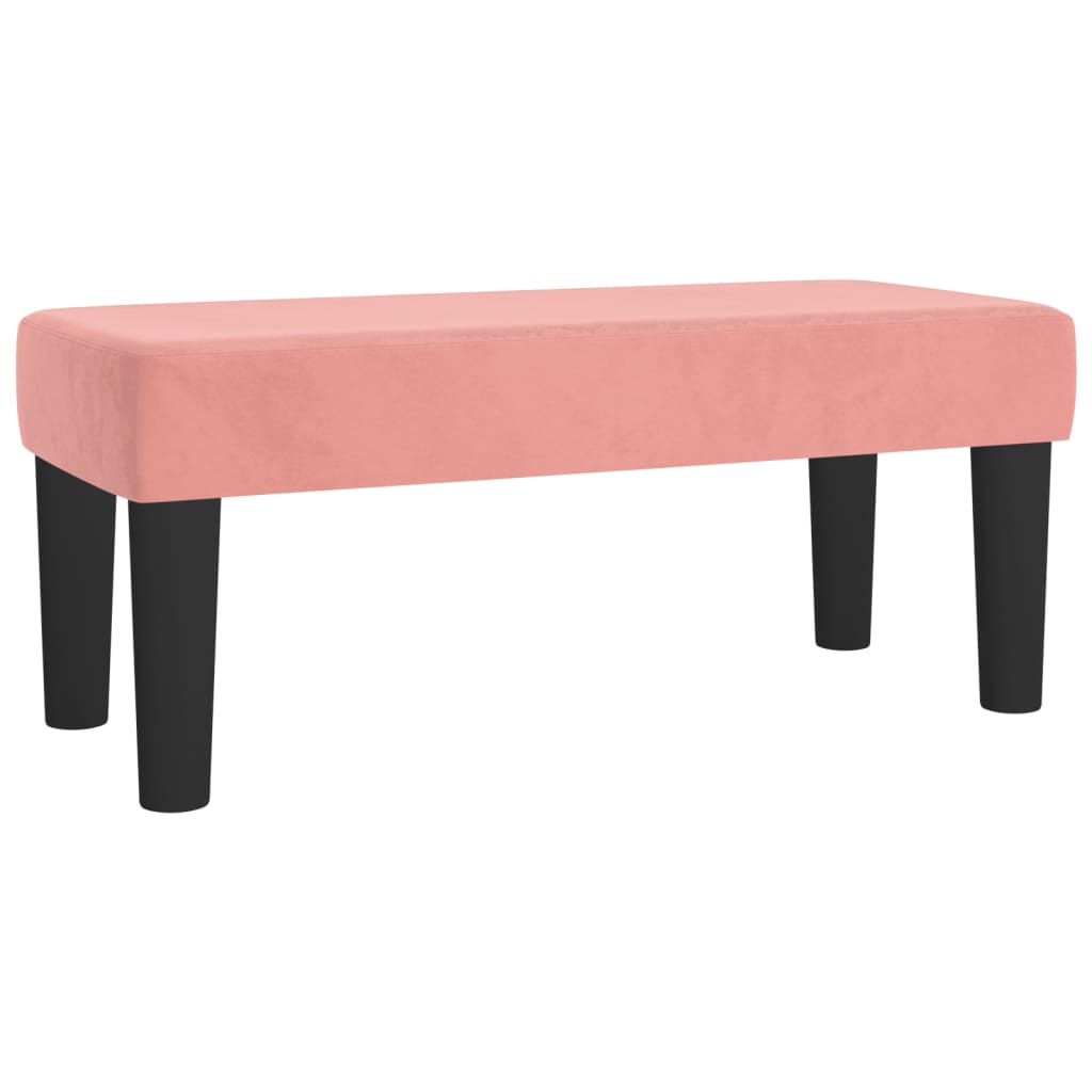 Continental bed velvet - pink, 120 x 200 cm, przyciski - number 7.
