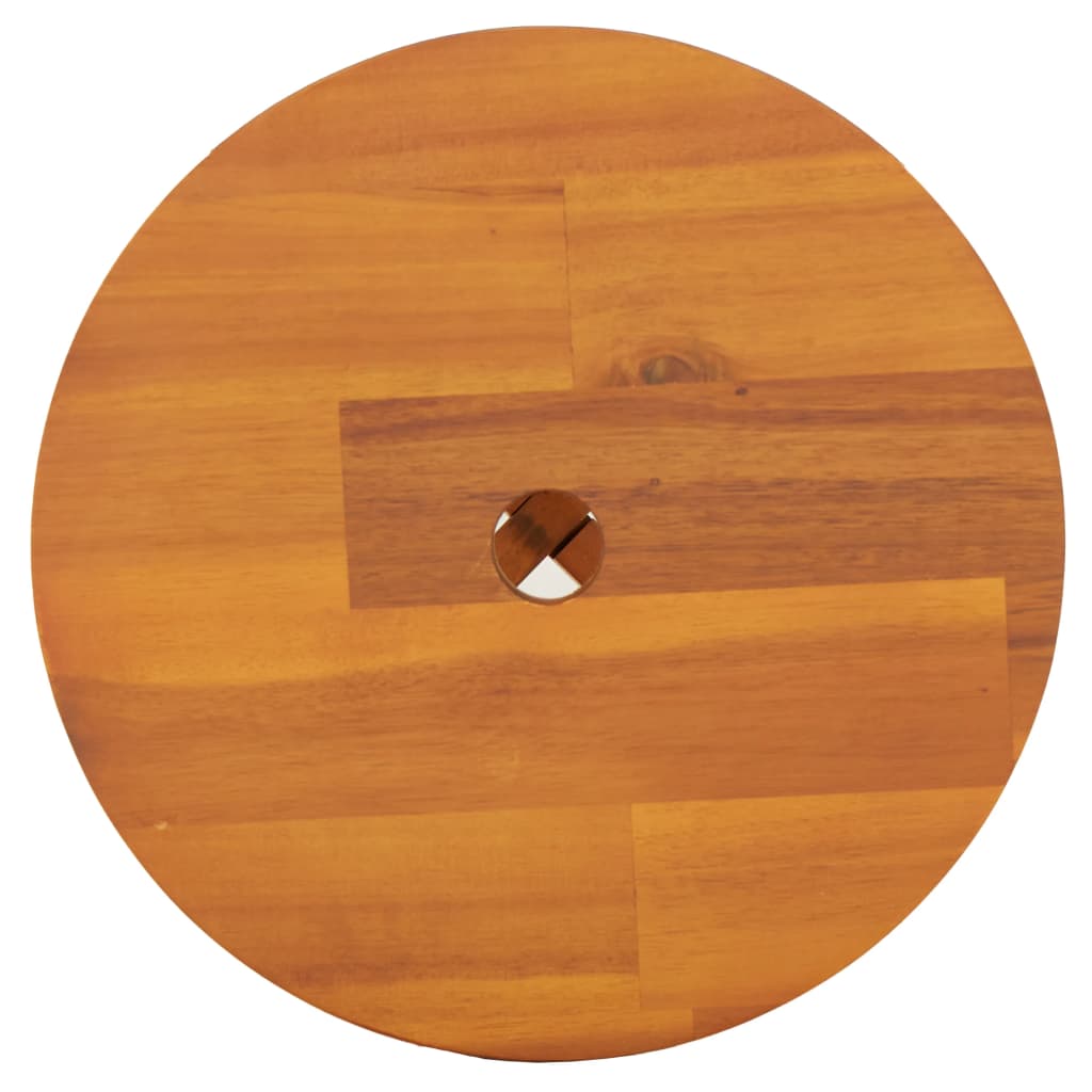 Taburet rund massivt akacietræ - 38 x 38 x 45 cm, 1 - number 5.