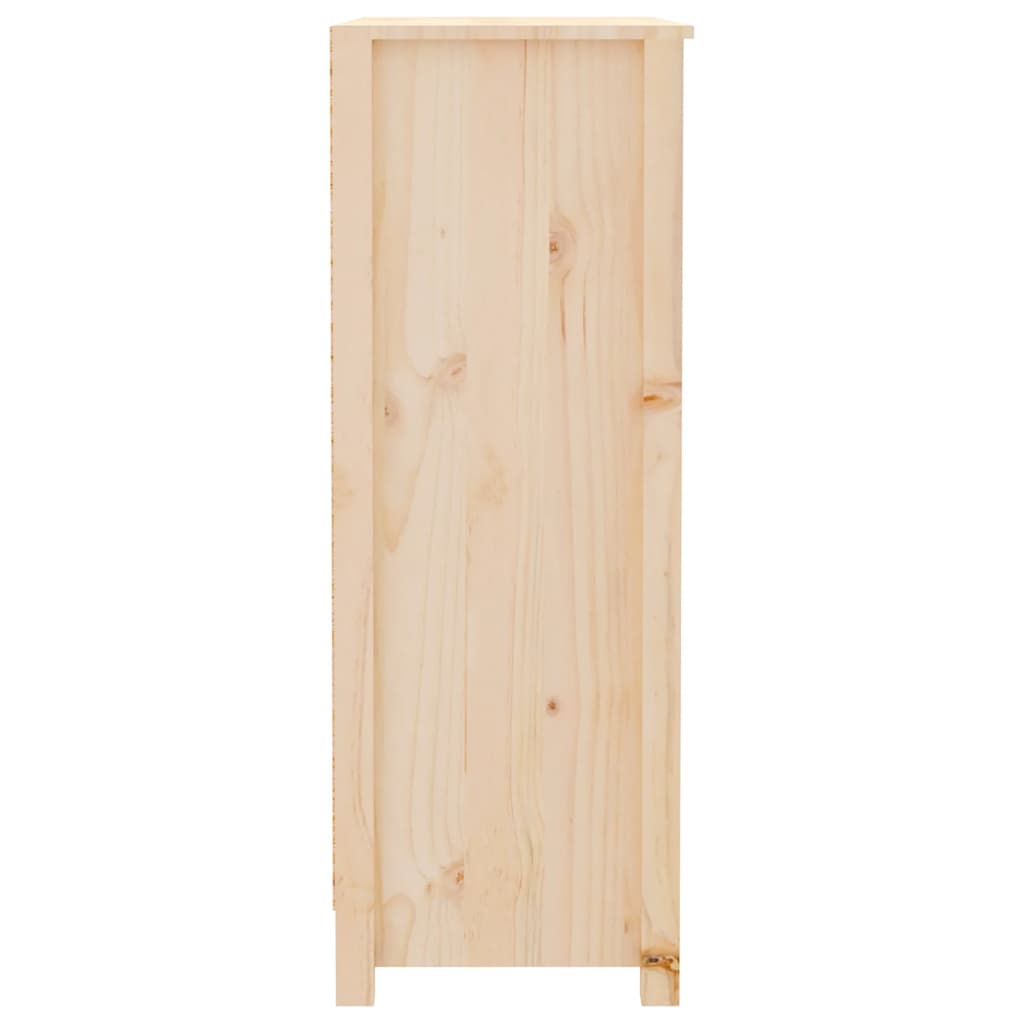 Bogreol 80x35x97 cm massivt fyrretræ - naturfarvet, 1, 97 cm, 80 cm - number 6.