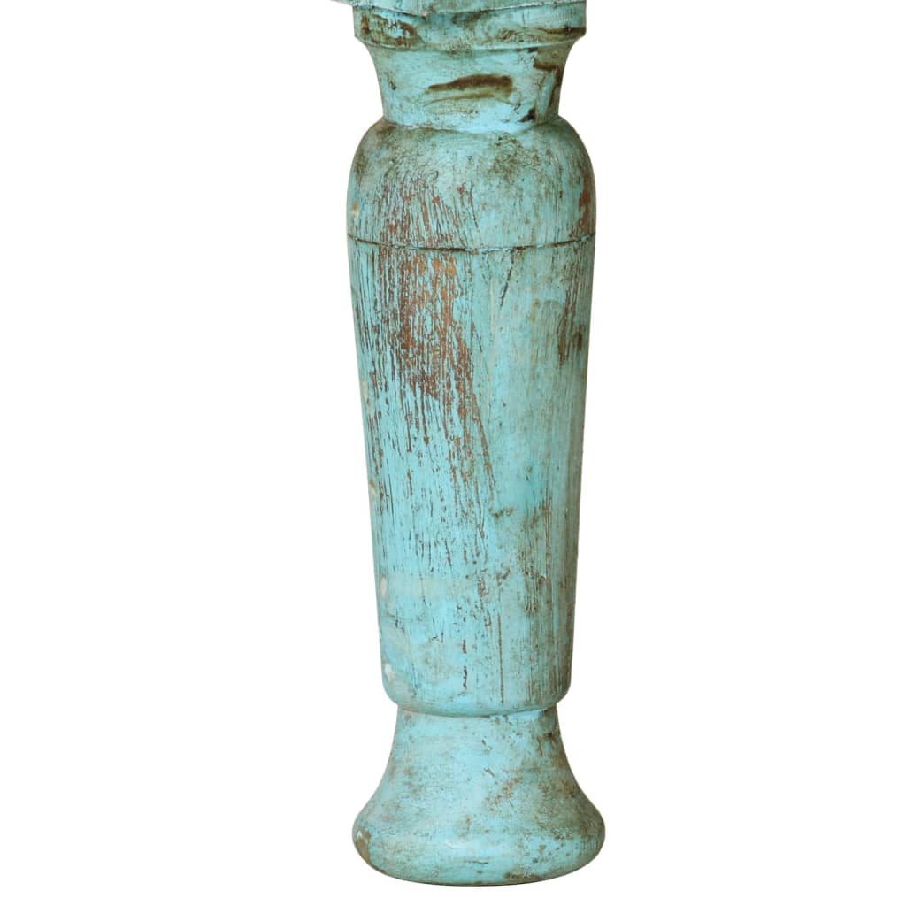 Sofabord 110x50x34 cm massivt genbrugstræ - number 6.