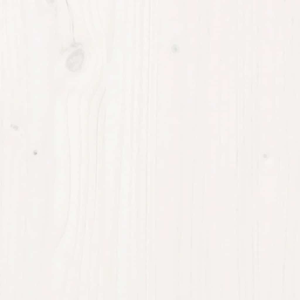 Skænk 164x37x68 cm massivt fyrretræ - hvid, 1 - number 8.