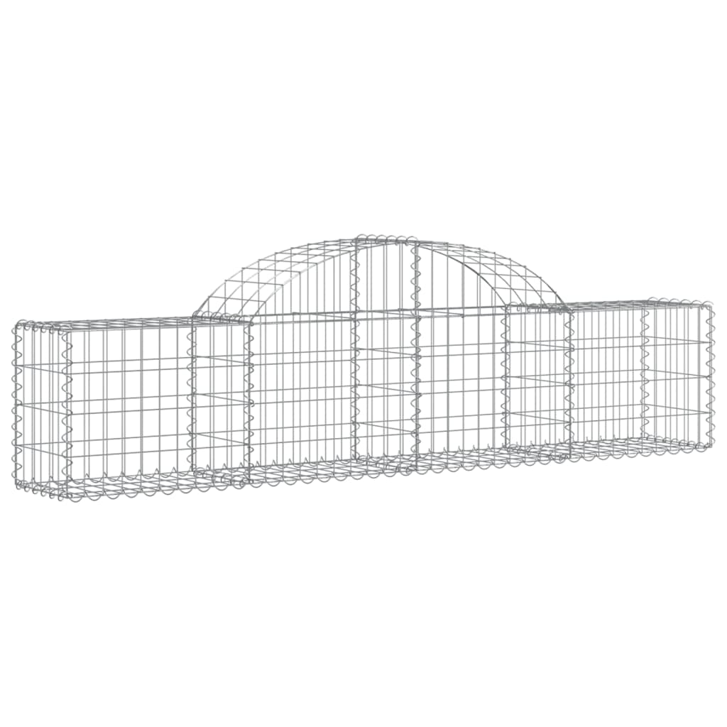 Zakrivljeni gabion basket pcs. galvanizirano željezo - 200 x 30 x 40/60 cm, 6 - number 3.