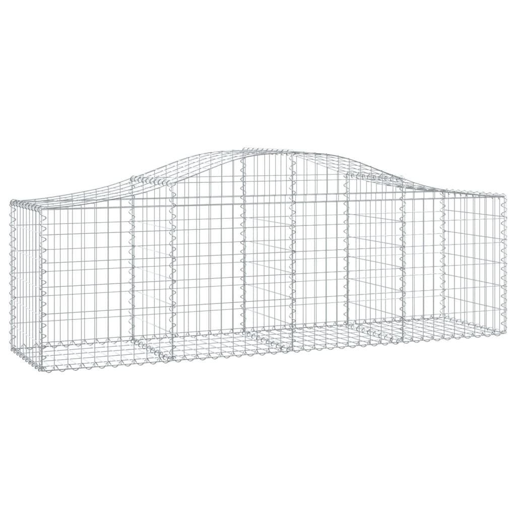 Zakrivljeni gabion basket pcs. galvanizirano željezo - 200 x 50 x 60/80 cm, 9 - number 3.