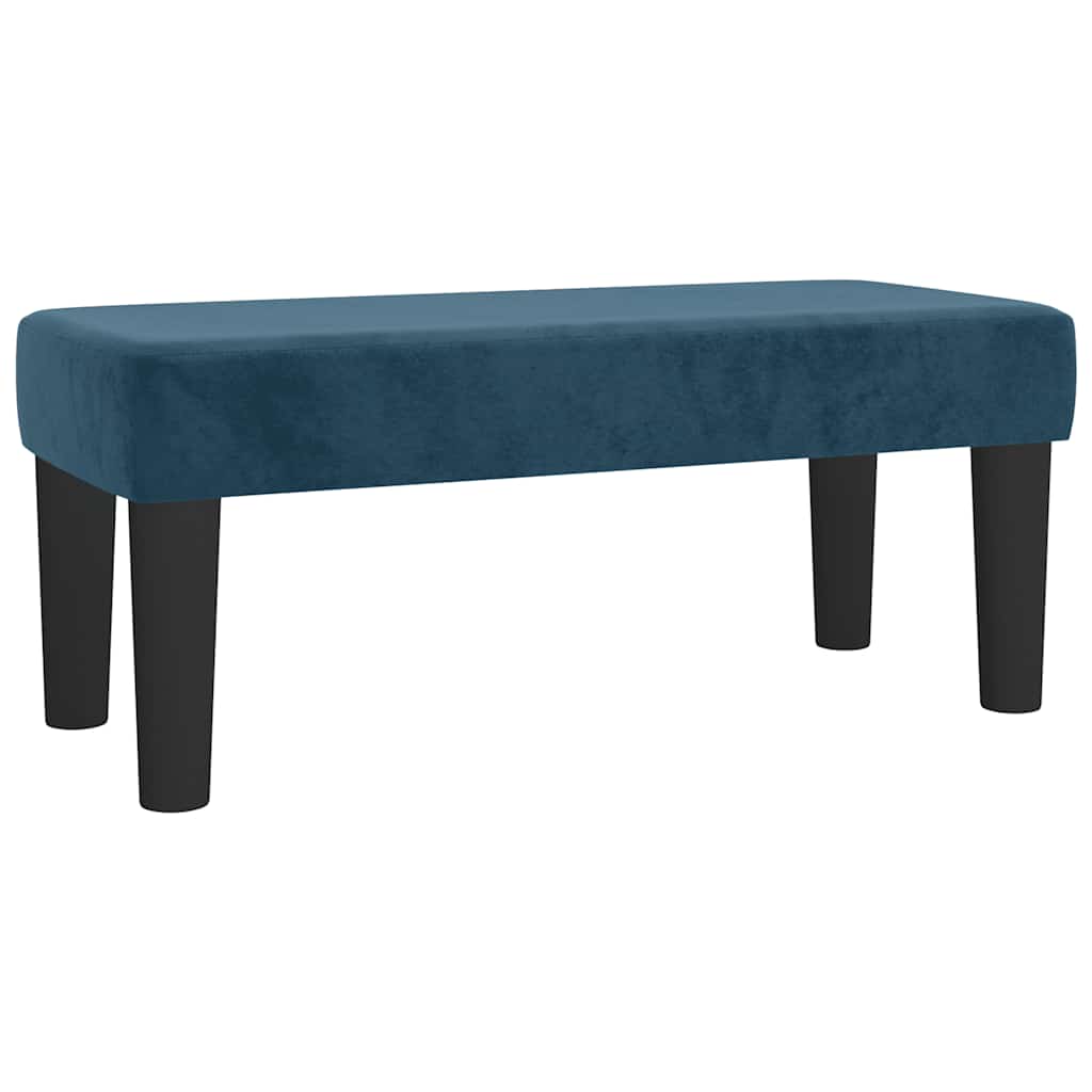 Kontinentalni krevet velvet - tamnoplava, 120 x 200 cm, vodoravne pruge - number 7.