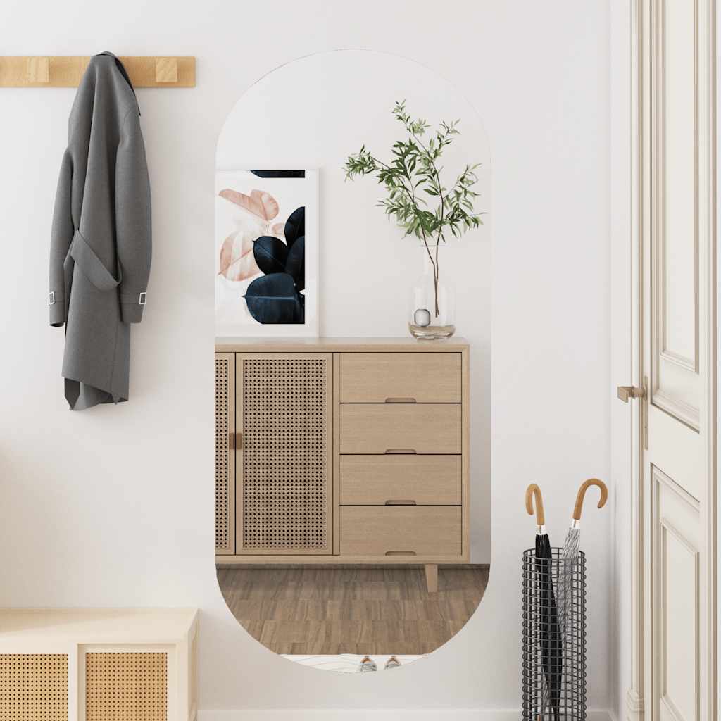 Seinäpeili soikea lasi - 30 x 70 cm, 1, ilman liitoksia, soikea - number 1.