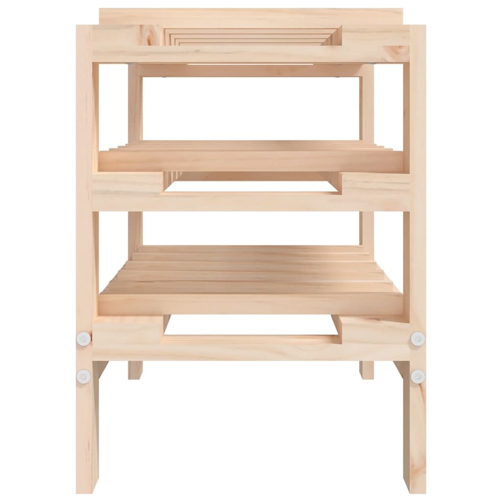 Vinreol 61,5x30x42 cm massivt fyrretræ - number 5.