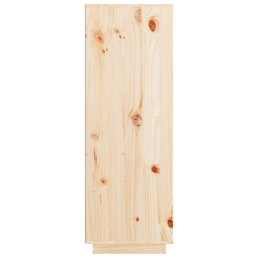 Højskab 89x40x116,5 cm massivt fyrretræ - naturfarvet, 1 - number 4.