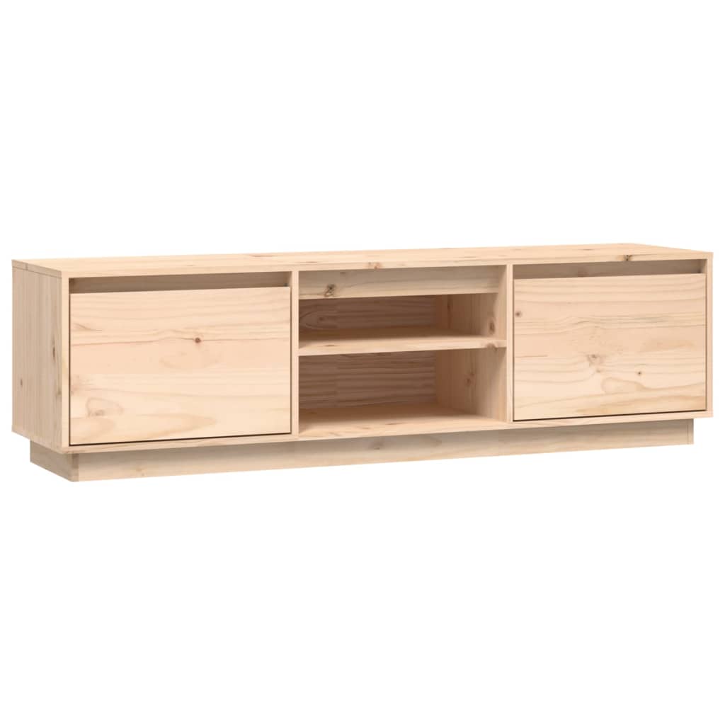 Stolik rtv 140x35x40 cm sosna lita - kolor naturalny, 1 - number 2.
