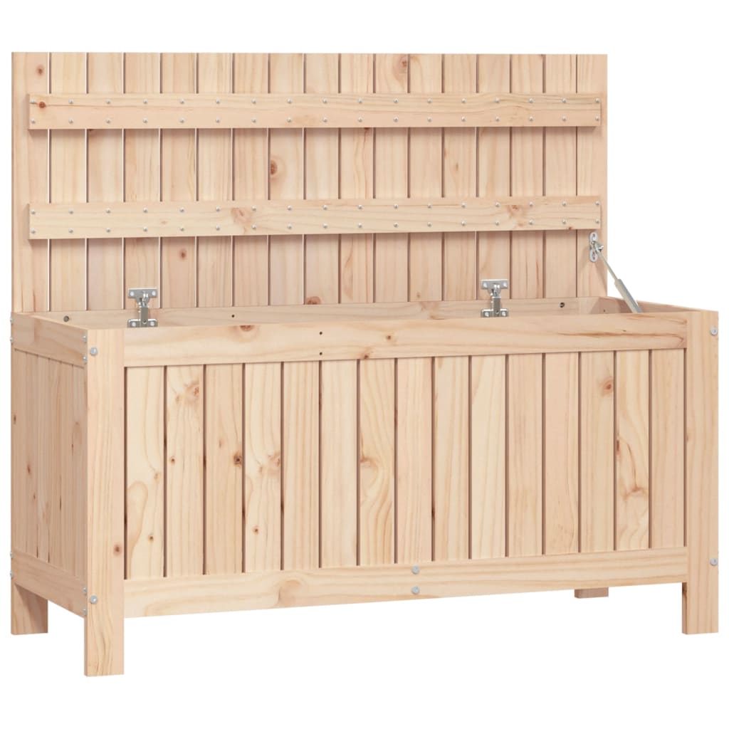 Havekasse 108x42,5x54 cm massivt fyrretræ - fyrretræ naturlig, 108 x 42.5 x 54 cm - number 2.