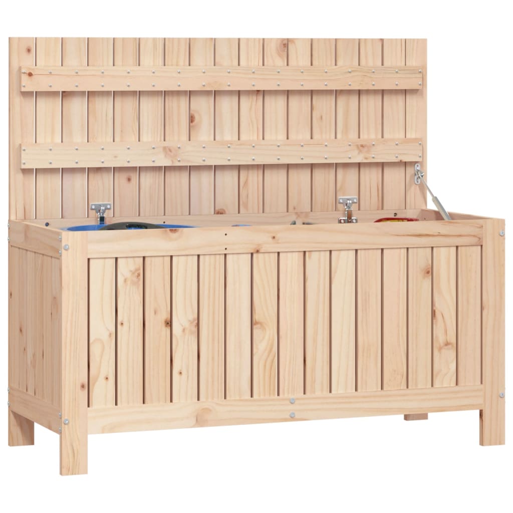 Havekasse 108x42,5x54 cm massivt fyrretræ - fyrretræ naturlig, 108 x 42.5 x 54 cm - number 4.
