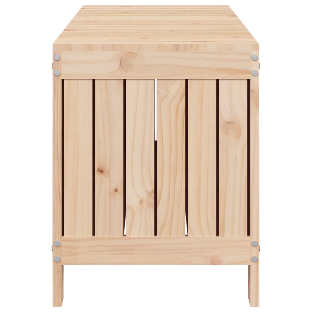 Havekasse 108x42,5x54 cm massivt fyrretræ - fyrretræ naturlig, 108 x 42.5 x 54 cm - number 7.