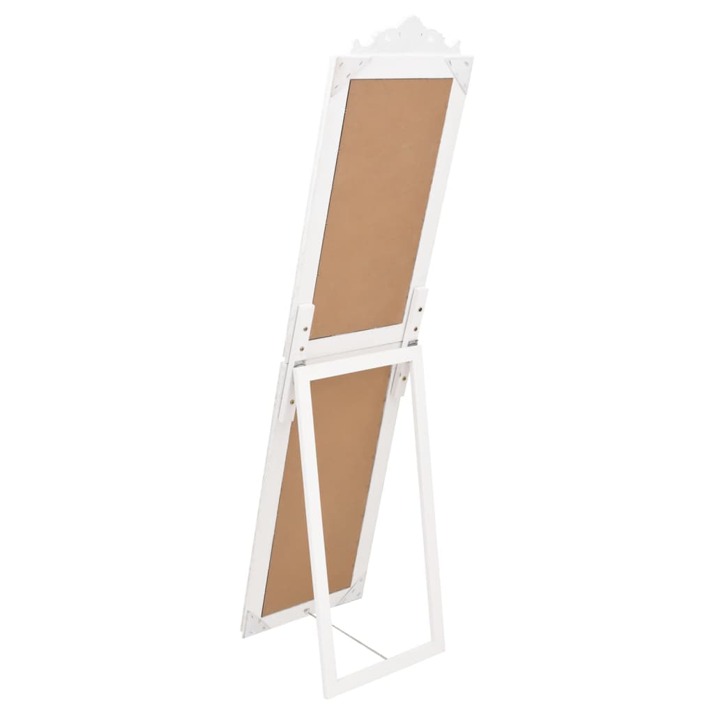 Freestanding mirror 40x160 cm - white, 40 x 6.5 x 160 cm, 1 - number 4.