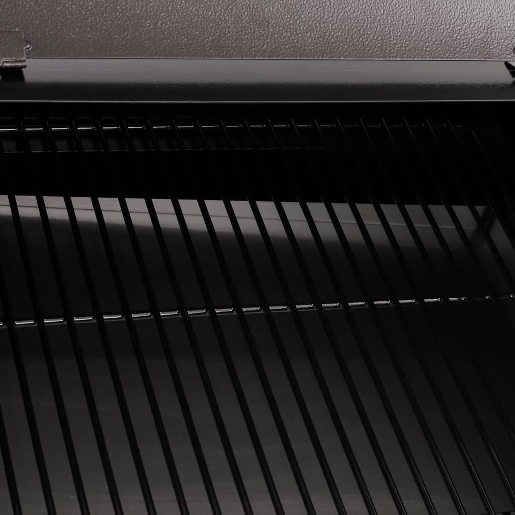 Pellet grill with chimney 104 cm iron black - number 9.