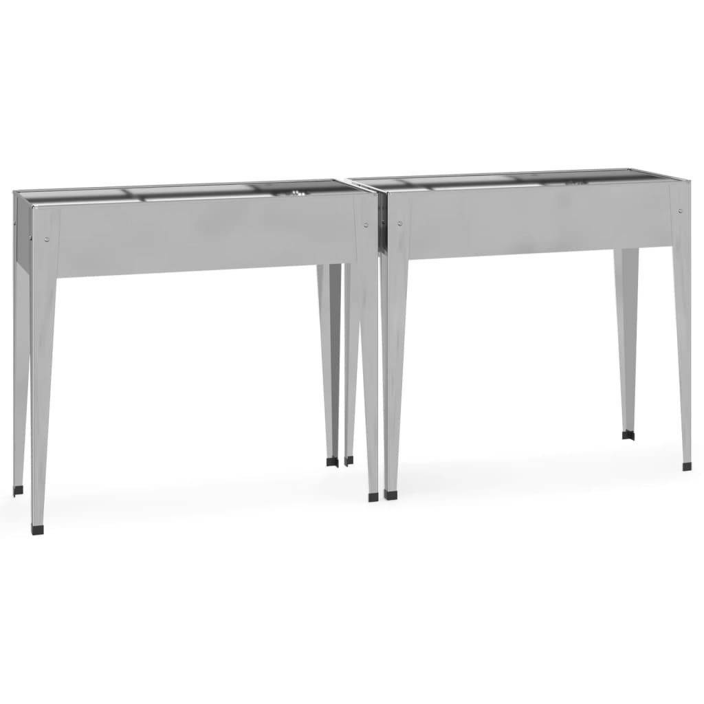 Planters 2 pcs galvanized steel - ooo 2 - number 2.