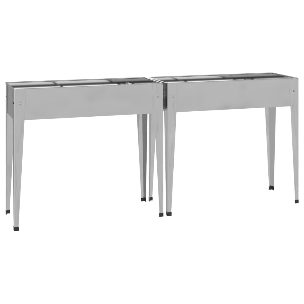 Planters 2 pcs galvanized steel - ooo 2 - number 4.